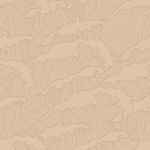 Nude Waves Print Thong (light)